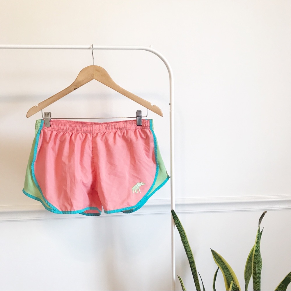 🚌 Bama | Pink and Green Women’s Bama Shorts L